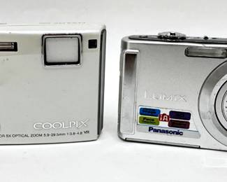 Nikon Coolpix S60 Optical Zoom Camera & Lumix Panasoni DMC-FS3 Camera
Lot #: 44