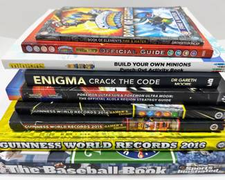 9 Kids Books: Guiness World Records, Sports, Gaming & More
Lot #: 155