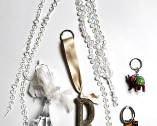 Christmas Ornaments, Keychains, Glass Dreidel & More
Lot #: 158