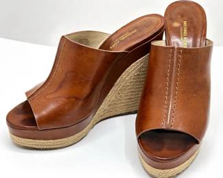 Michael Kors Collection High Heel Leather Sandal, Size 38
Lot #: 94