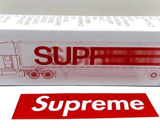 New In Box Supreme First Gear Truck In White With Supreme Sticker
Lot #: 97