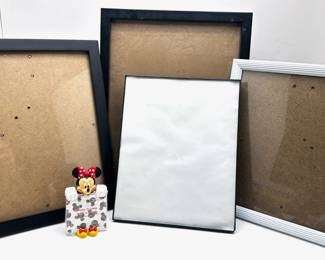 5 Frames Including Mini Minnie Mouse Frame, Wood & Plastic
Lot #: 166