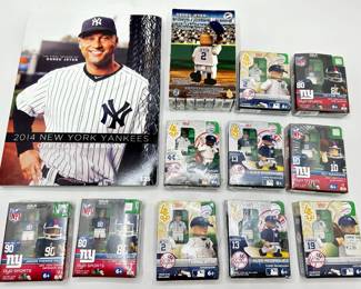11 Baseball & Football Player Lego Figurines & 2014 New York Yankees Official Yearbook
Lot #: 145