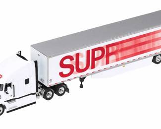 New In Box Supreme First Gear Truck In White With Supreme Sticker
Lot #: 97