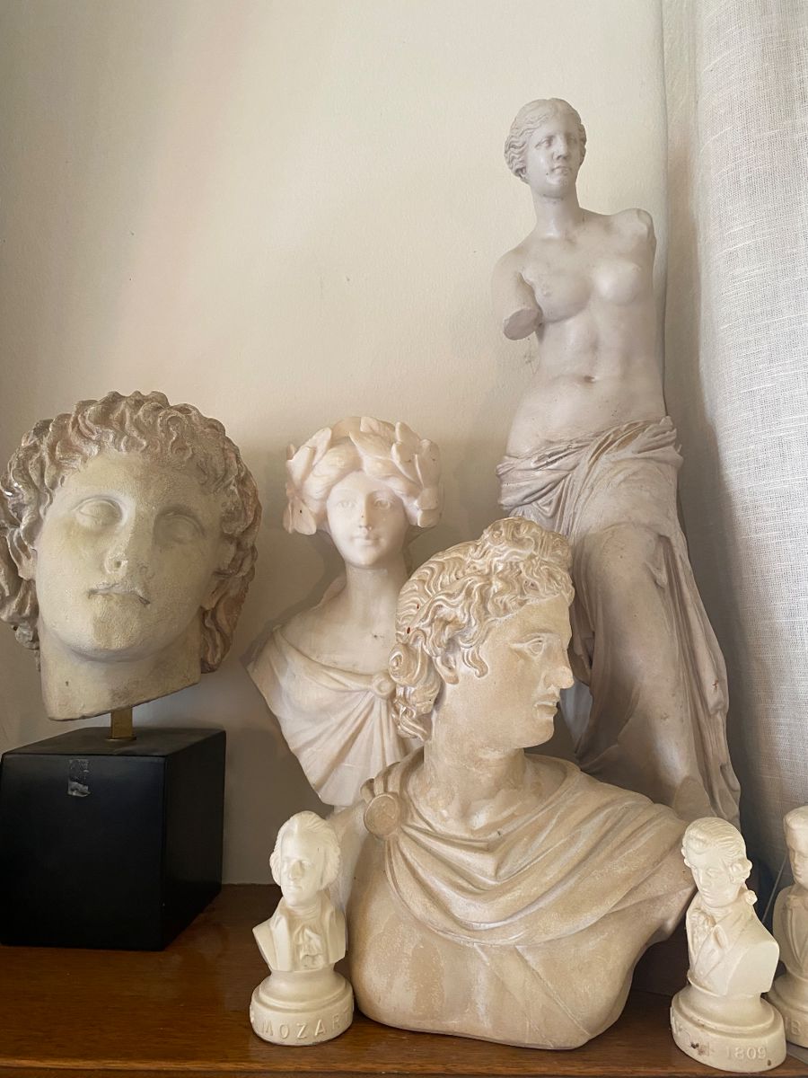 Vintage and Antique reproduction busts