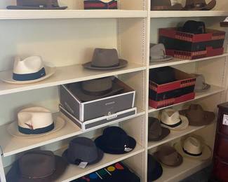 Vintage Stetson, Bailey, Panama, Boater, Biltmore, Irish Tweed, John Helmer, Stefano, Beaver Brand, Dobbs and Pantropic Men's Hats