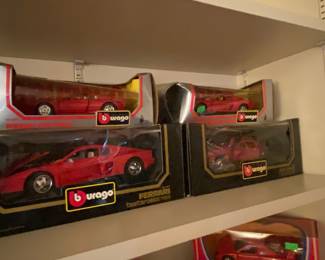 Vintage BBurago metal cars