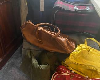 Vintage suitcases and bags
