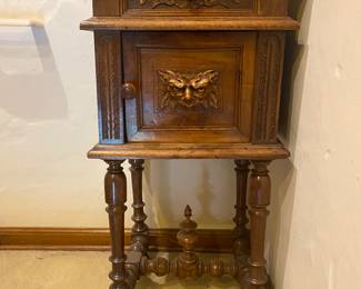 Antique Green Man Side Table