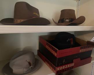 Vintage Stetson, Bailey, Panama, Boater, Biltmore, Irish Tweed, John Helmer, Stefano, Beaver Brand, Dobbs and Pantropic Men's Hats