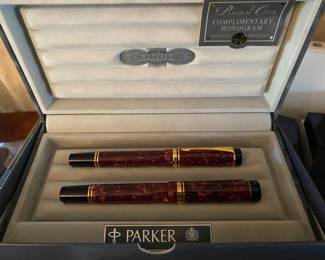 Dozens of beautiful fine fountain pens by Parker, Pelikan, Lamy, waterman, and Montblanc