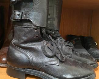 Vintage Military Boots