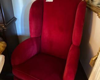 Antique Velvet Chair