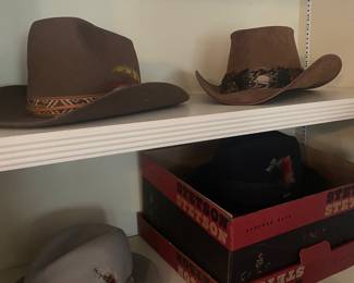 Vintage Stetson, Bailey, Panama, Boater, Biltmore, Irish Tweed, John Helmer, Stefano, Beaver Brand, Dobbs and Pantropic Men's Hats