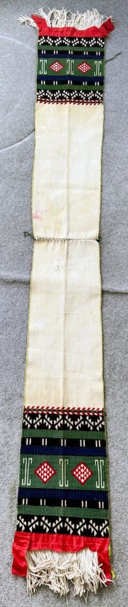 Hopi men's woven belt/sash, c. 1900