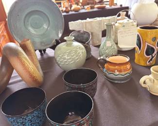 Various ceramic + porcelain pieces