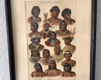 New Guinea framed prints of native peoples