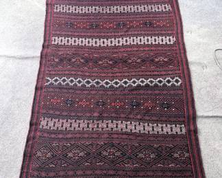 Palas, Iran wool rug, approx 7' x 3'