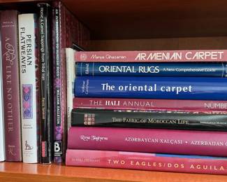 Books in themes of international cultures and civilizations, textiles, jewelry, art history