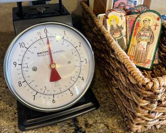 Kitchen scale, patron saints