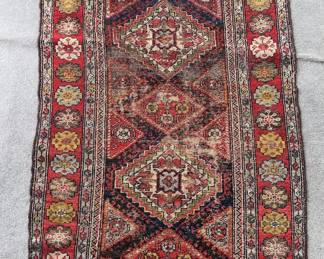 Wool rug, 40" x 74"