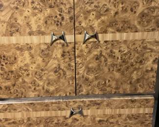 Matching Vintage Chinoiserie Highboy Dresser