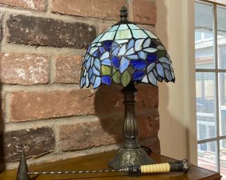 Stained glass, Tiffany style lamp