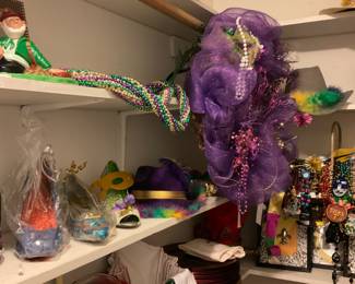 Variety of Mardi Gras stuff load up for next year!