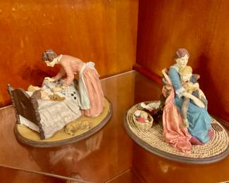 Norman Rockwell Mother’s Little Angels & Sweet Dreams Figurines 