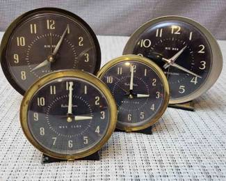 Vintage Big BenBaby Ben Alarm Clocks