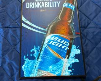 Bud Light beer Sign