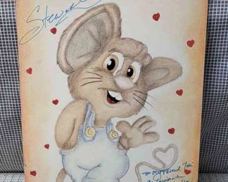 Stewart The Mouse Pencil Sketch
