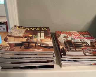 Veranda and Traditional Home Decorating magazines