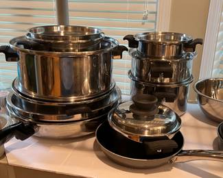Entire set of pots and pans - each piece sold separately