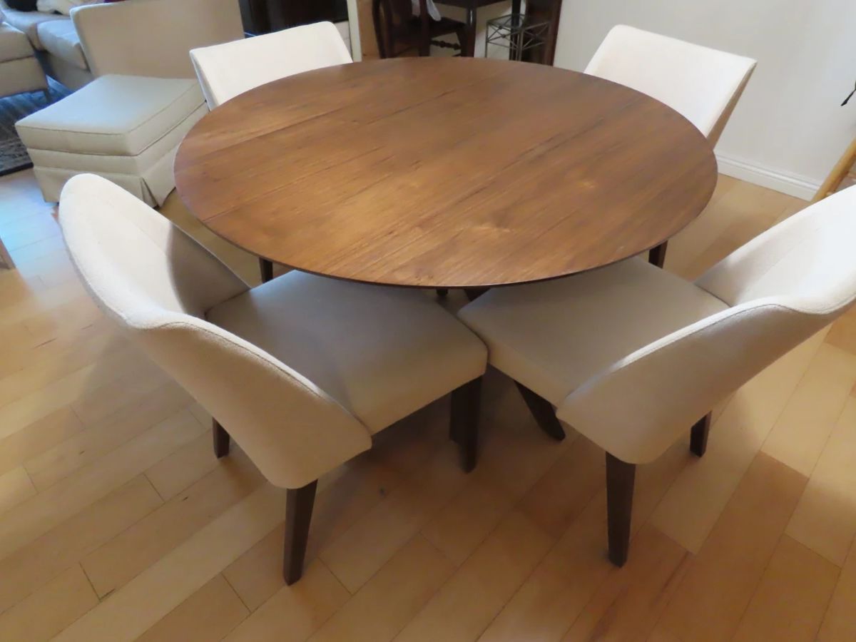 MCM reproduction table and four chairs.