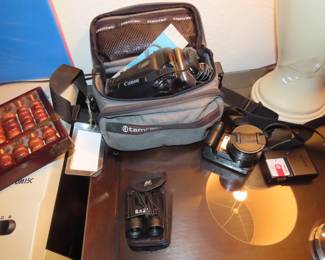 Sony camera, Canon camcorder