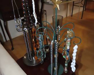 Selection of necklaces.
