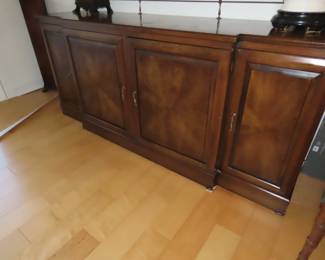 Solid wood buffet.