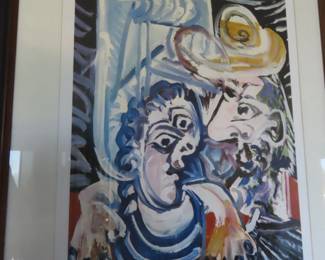 Picasso color giclee, 1970. "Home at Enfant".  #15/750 