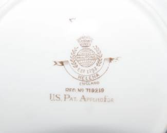 Mintons, 24 bone china dinner and bread and butter plates, "Helena"