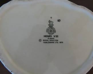 Two Royal Doulton character jugs. Henry VIII and The lawyer.