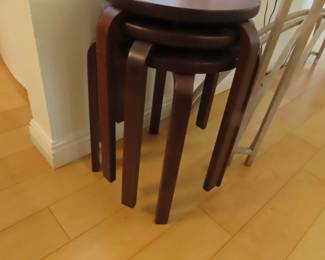 Stacking end tables.