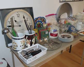 Decorative items and paper goods.