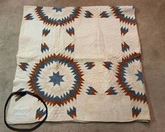 1887 Handmade Quilt… this will be a BID item!