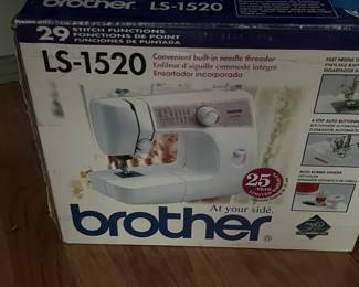 LS-1520 brother sewing machine; like new; $120; eBayplus tax and shipping. Our price $75.00