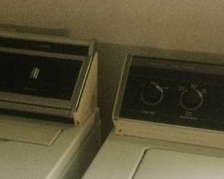 Controls for washer dryer