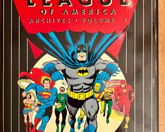 DC Justice League Superman and Batman books