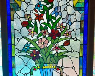 LOTS OF BEAUTIFUL STAINED GLASS!