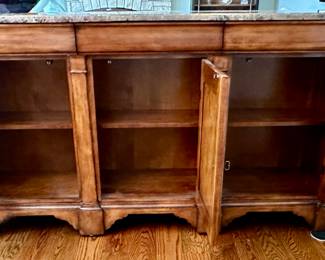 Thomasville Rivage Buffet/Server Cabinet with 3 Drawers and 3 Cabinet Doors