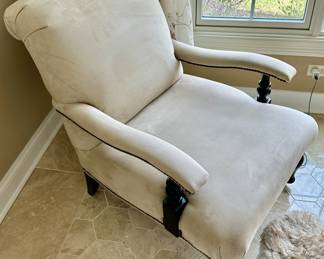 Pottery Barn Upholstered Harlan Slipper Chair